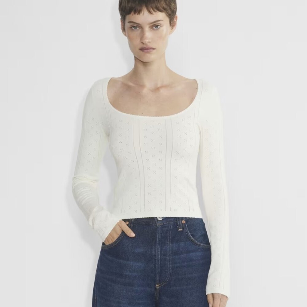 Aritzia Sunday Best Francis Sweater in Espace